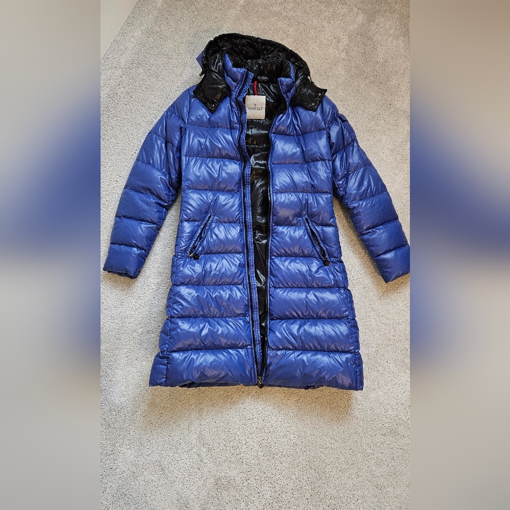 Moncler Moka long down puffer coat